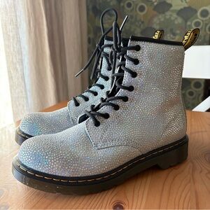 Dr. Martens 1460 Pascal Holographic Sparkle Combat Boots size 7